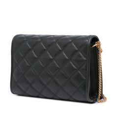 Small Quilted Lambskin Becky Chain Shoulder Bag