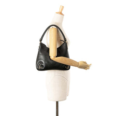 Leather Abbey D Ring Shoulder Bag