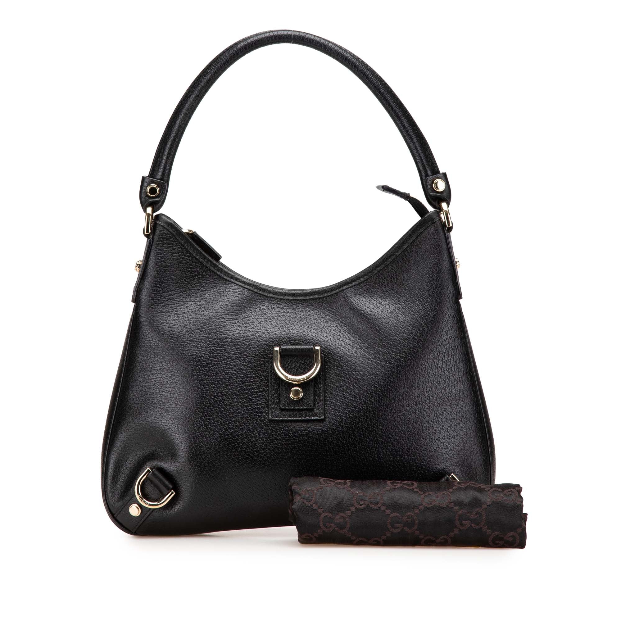 Leather Abbey D Ring Shoulder Bag