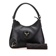 Leather Abbey D Ring Shoulder Bag