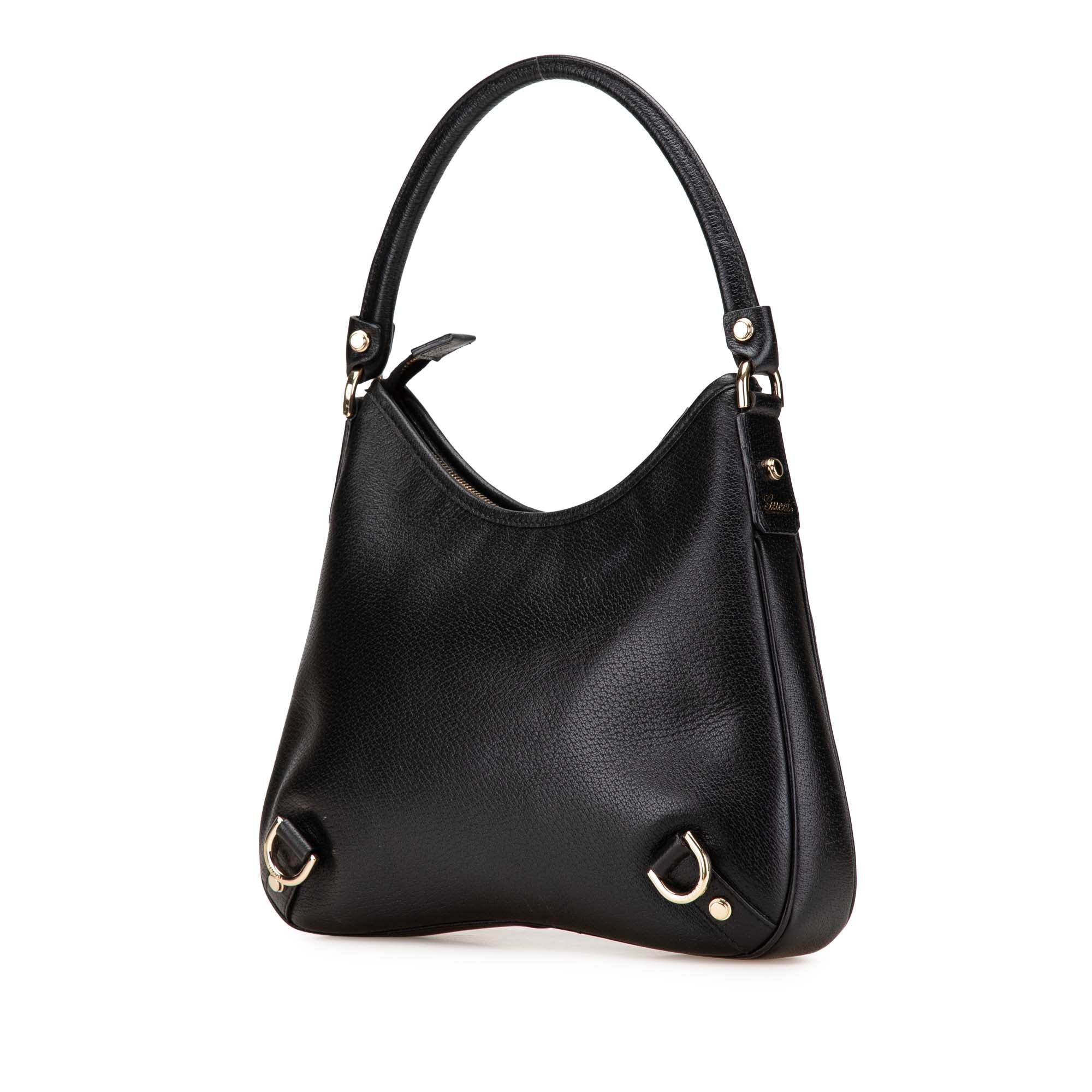 Leather Abbey D Ring Shoulder Bag