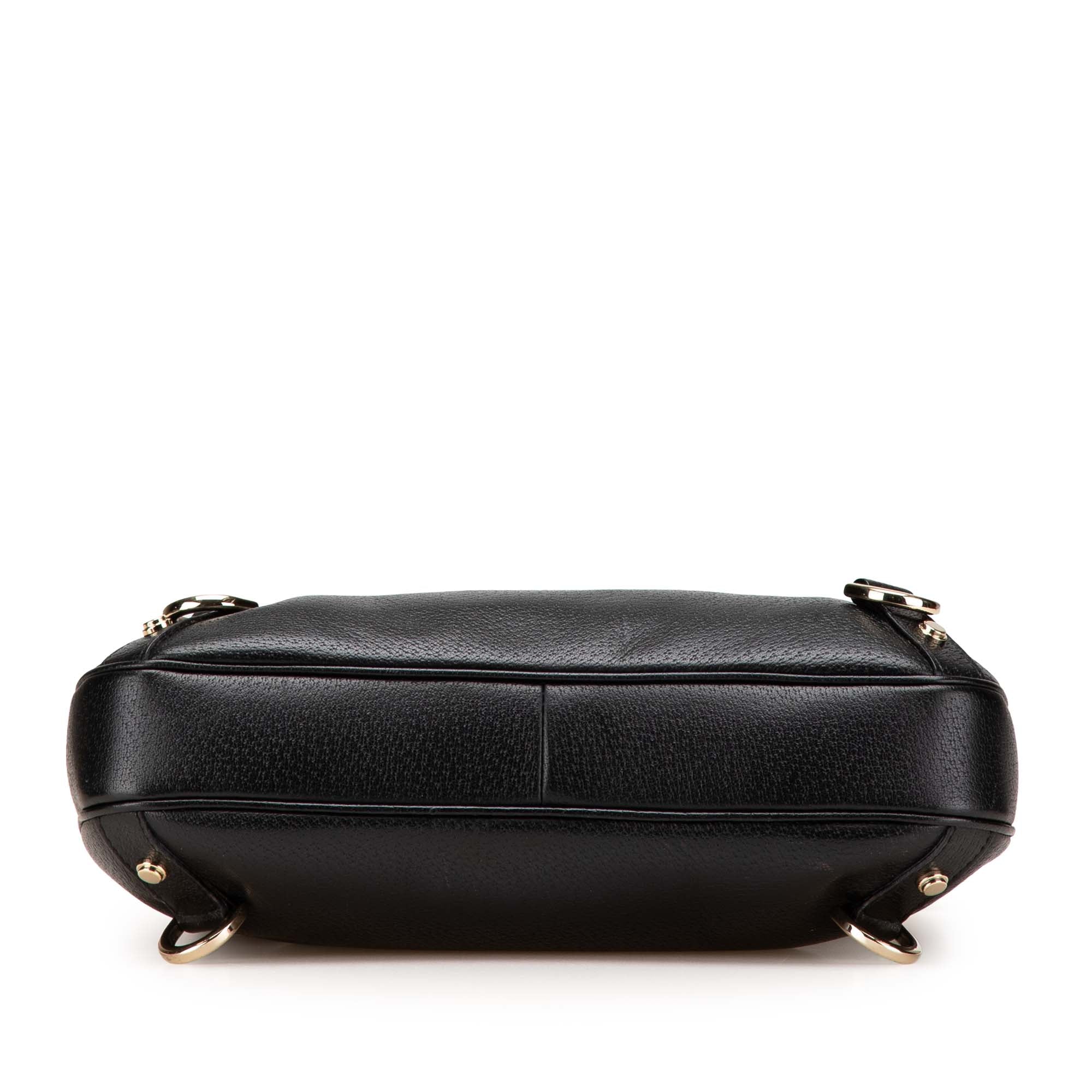 Leather Abbey D Ring Shoulder Bag