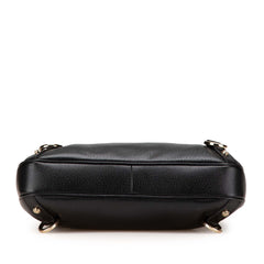 Leather Abbey D Ring Shoulder Bag