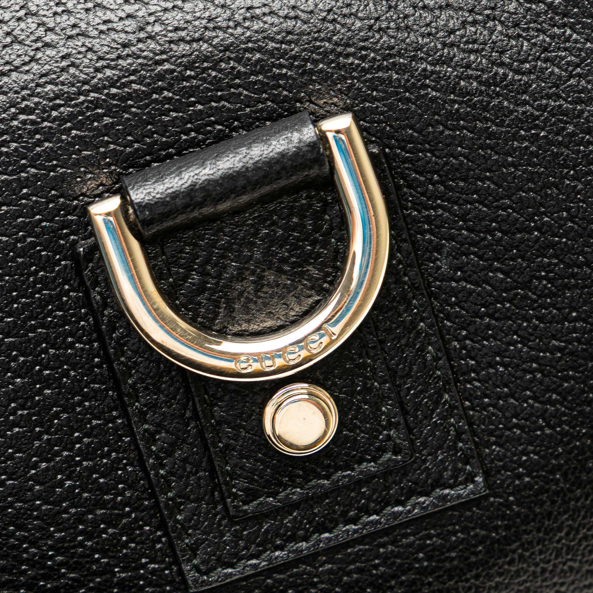 Leather Abbey D Ring Shoulder Bag