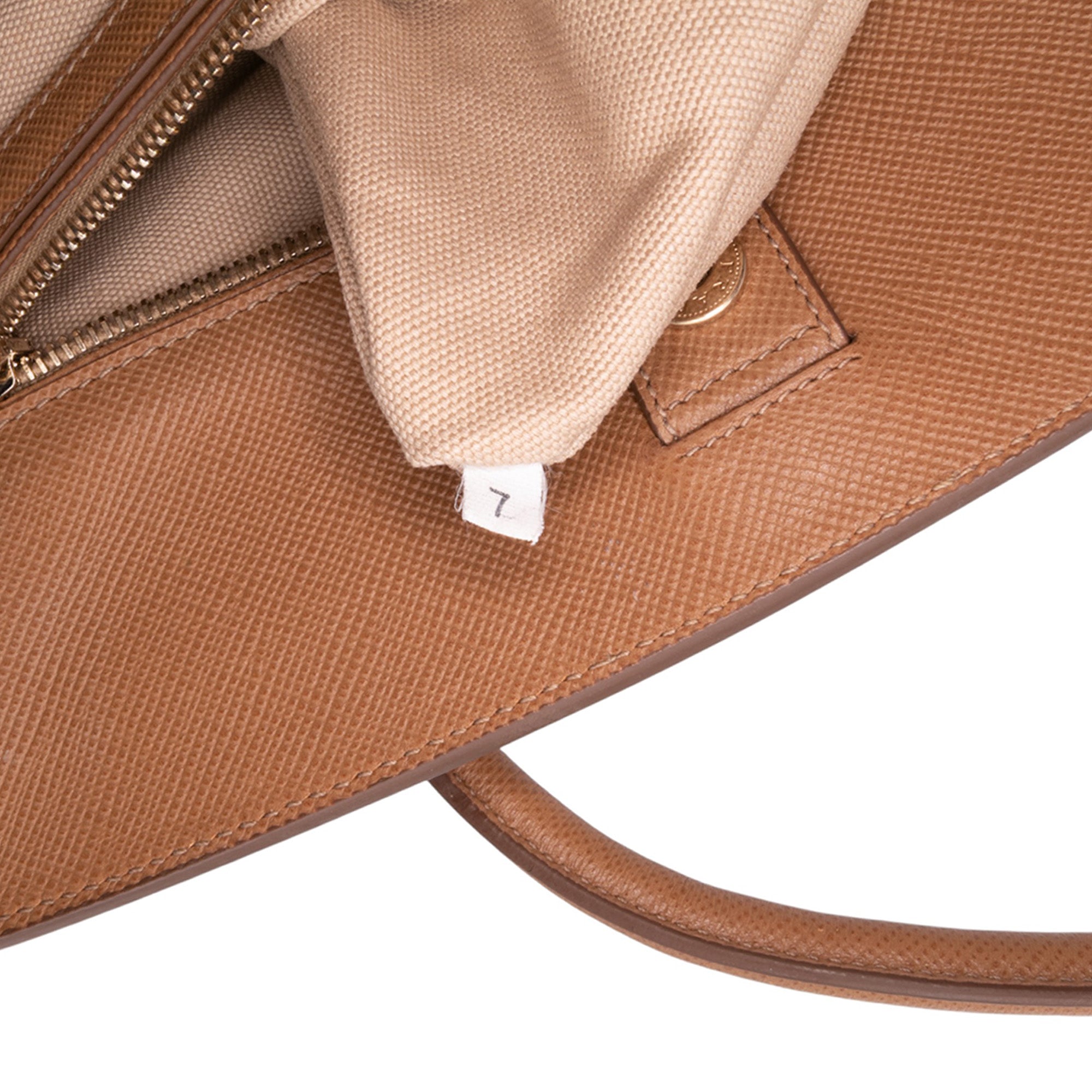 Saffiano Cuir Trimmed Canapa Satchel