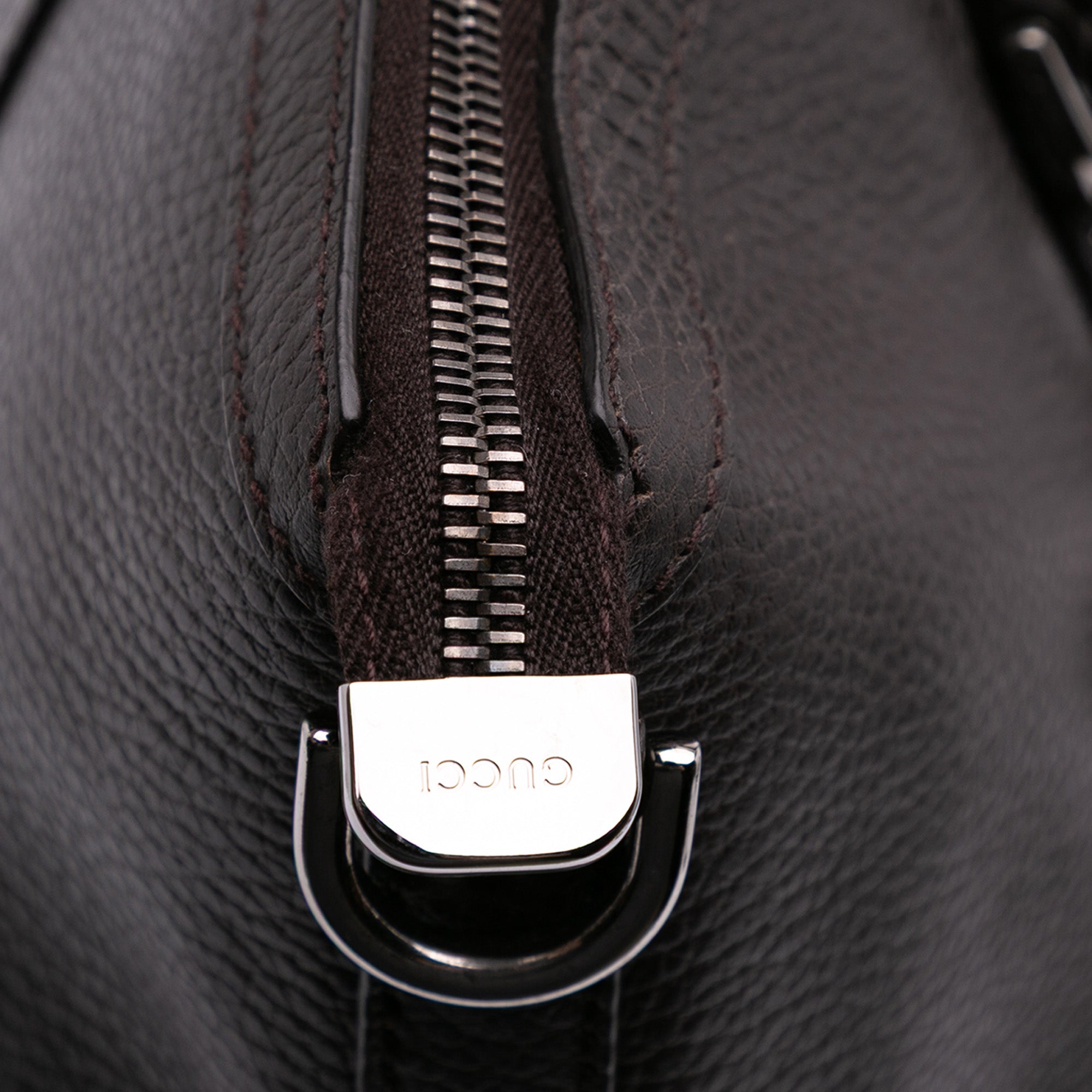 Large Leather GG Charm Dome Satchel