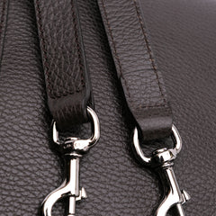 Large Leather GG Charm Dome Satchel