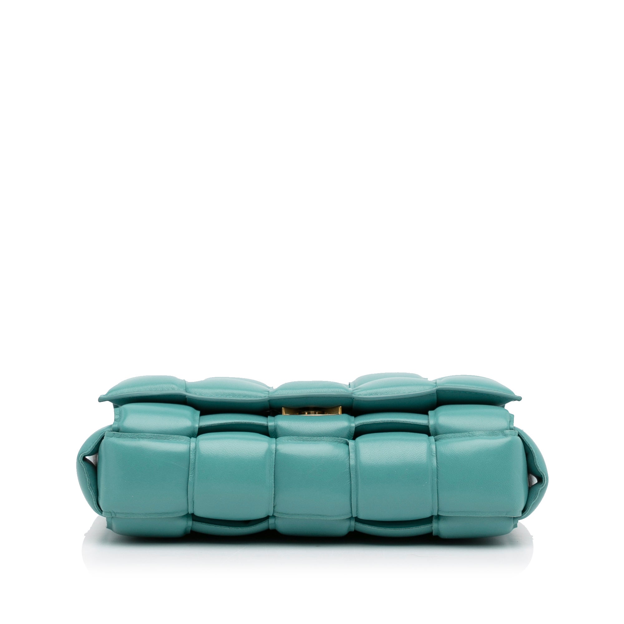Nappa Intrecciato Padded Chain Cassette Satchel