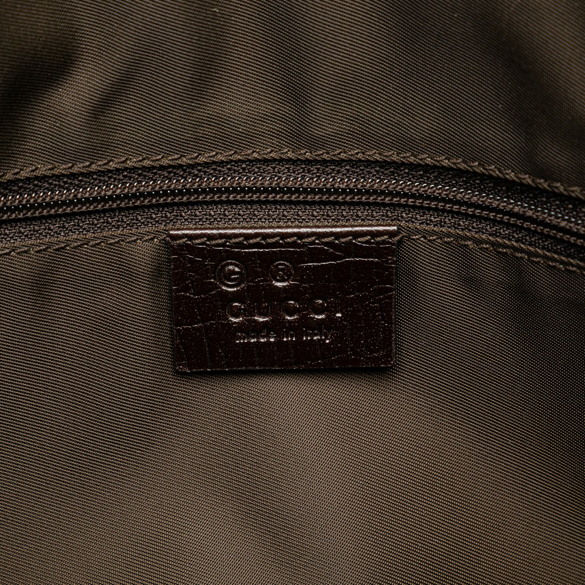 Canvas Horsebit Charmy Boston Bag