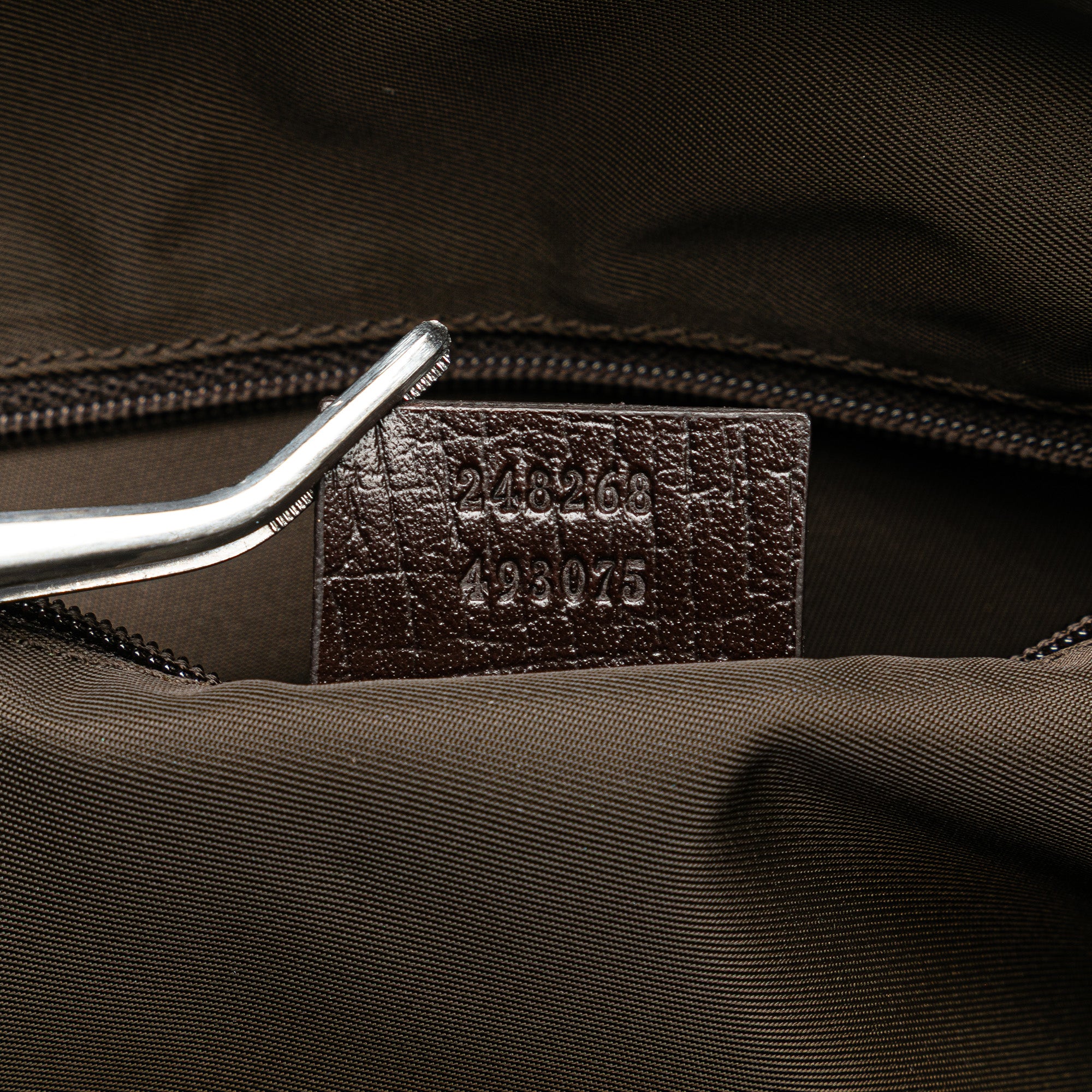 Canvas Horsebit Charmy Boston Bag