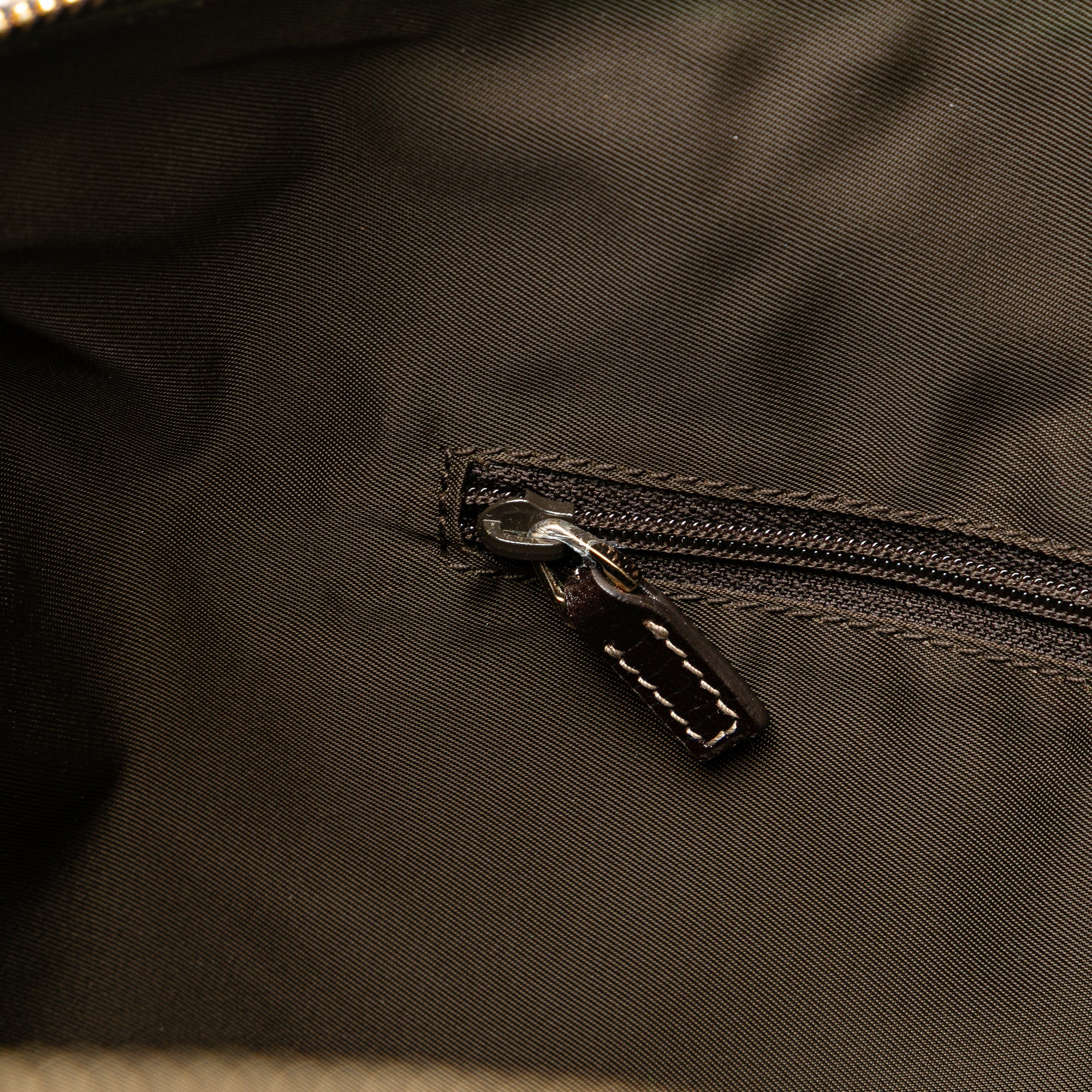 Canvas Horsebit Charmy Boston Bag
