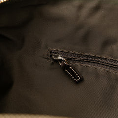 Canvas Horsebit Charmy Boston Bag