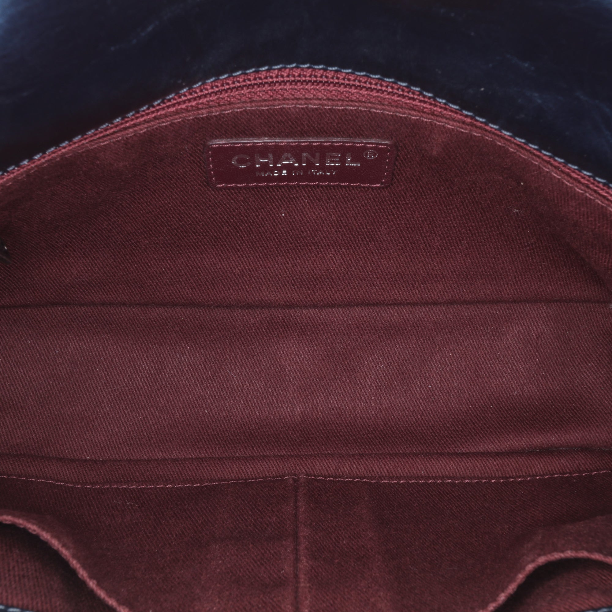 Quilted Glazed Calfskin Coco Pleats Flap