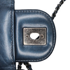 Quilted Glazed Calfskin Coco Pleats Flap