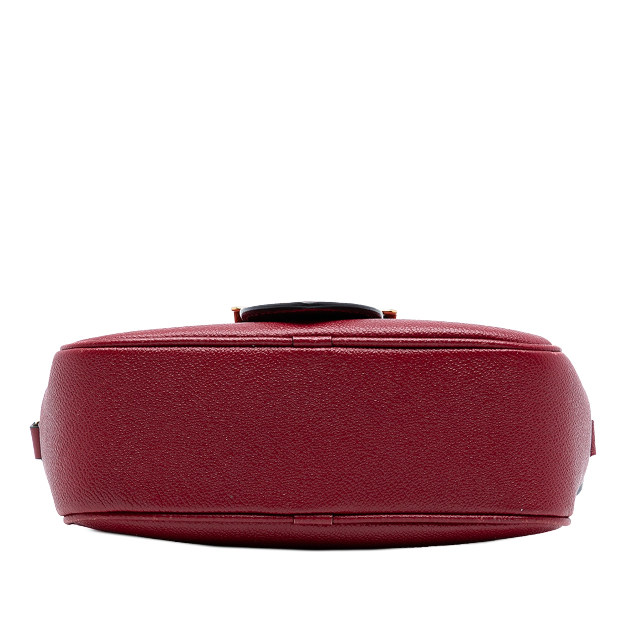 Small Soft Grained Calfskin Buckle Crossbody