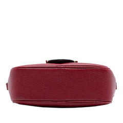 Small Soft Grained Calfskin Buckle Crossbody