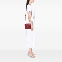 Small Soft Grained Calfskin Buckle Crossbody