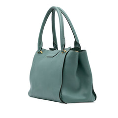 Medium Grained Calfskin Buckle Tote