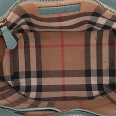 Medium Grained Calfskin Buckle Tote