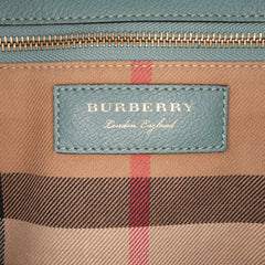 Medium Grained Calfskin Buckle Tote