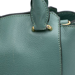 Medium Grained Calfskin Buckle Tote