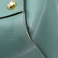 Medium Grained Calfskin Buckle Tote