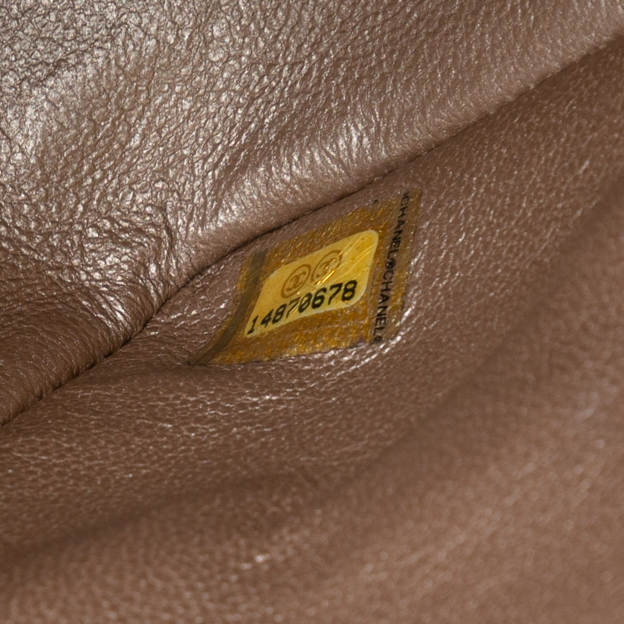 Jumbo Classic Metallic Lambskin Double Flap