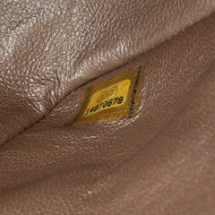 Jumbo Classic Metallic Lambskin Double Flap