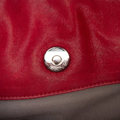 Quilted Iridescent Calfskin Relax CC Satchel
