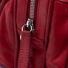 Quilted Iridescent Calfskin Relax CC Satchel