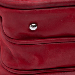 Quilted Iridescent Calfskin Relax CC Satchel