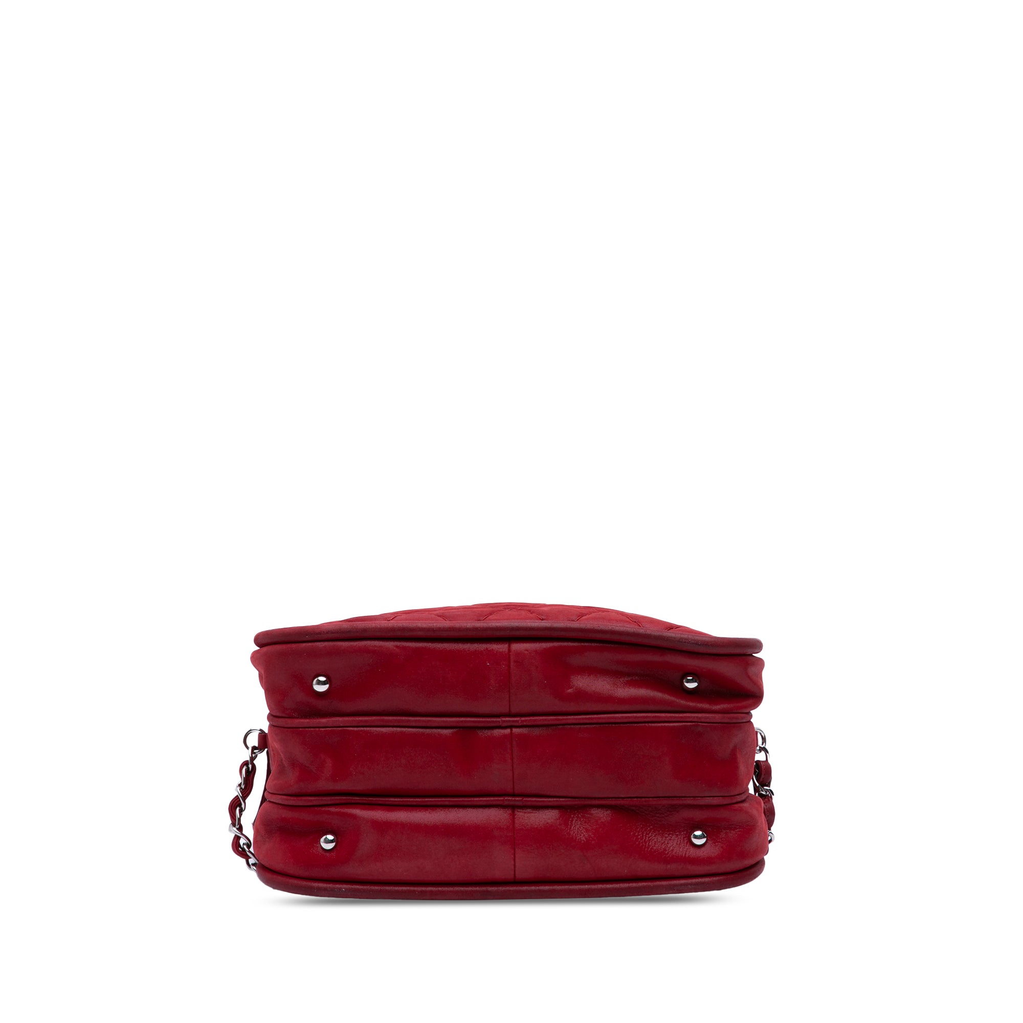Quilted Iridescent Calfskin Relax CC Satchel