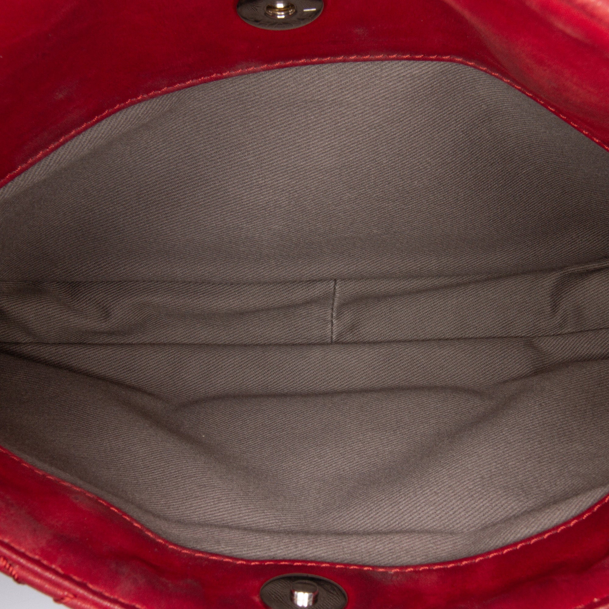 Quilted Iridescent Calfskin Relax CC Satchel