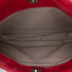 Quilted Iridescent Calfskin Relax CC Satchel