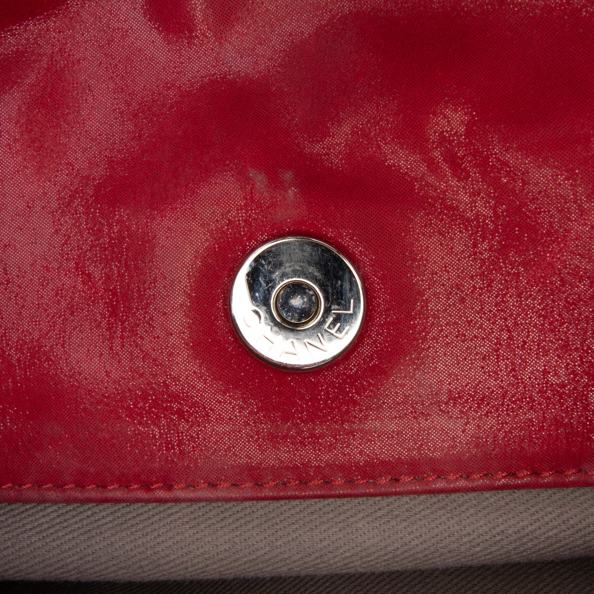 Quilted Iridescent Calfskin Relax CC Satchel