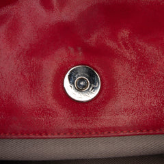 Quilted Iridescent Calfskin Relax CC Satchel