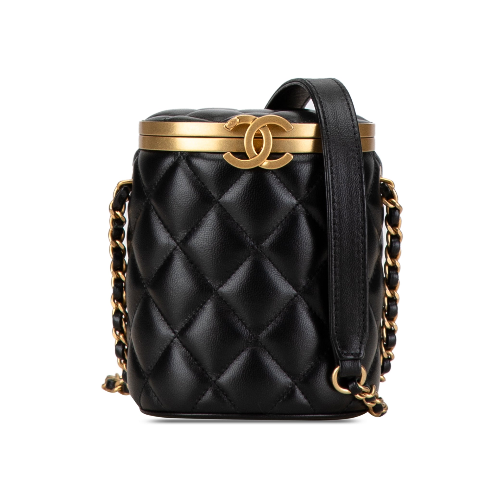 Mini Lambskin Crown Box Bag