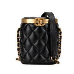 Mini Lambskin Crown Box Bag