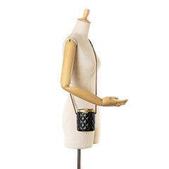 Mini Lambskin Crown Box Bag