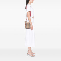 Haymarket Check Coated Canvas Lorne Bucket Bag