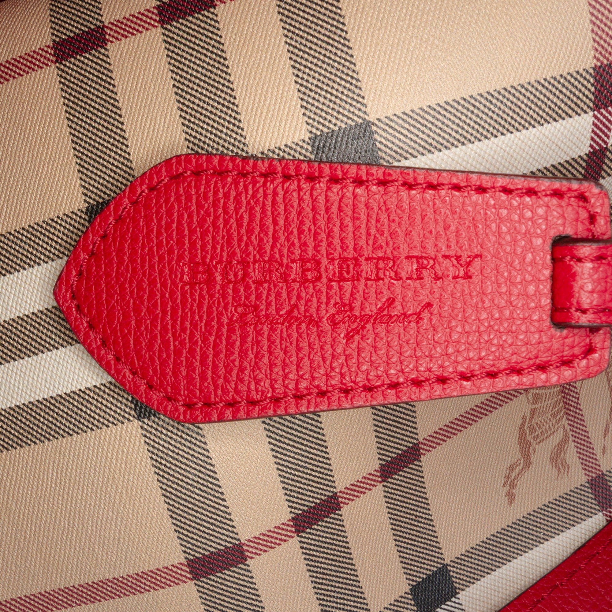 Haymarket Check Coated Canvas Lorne Bucket Bag