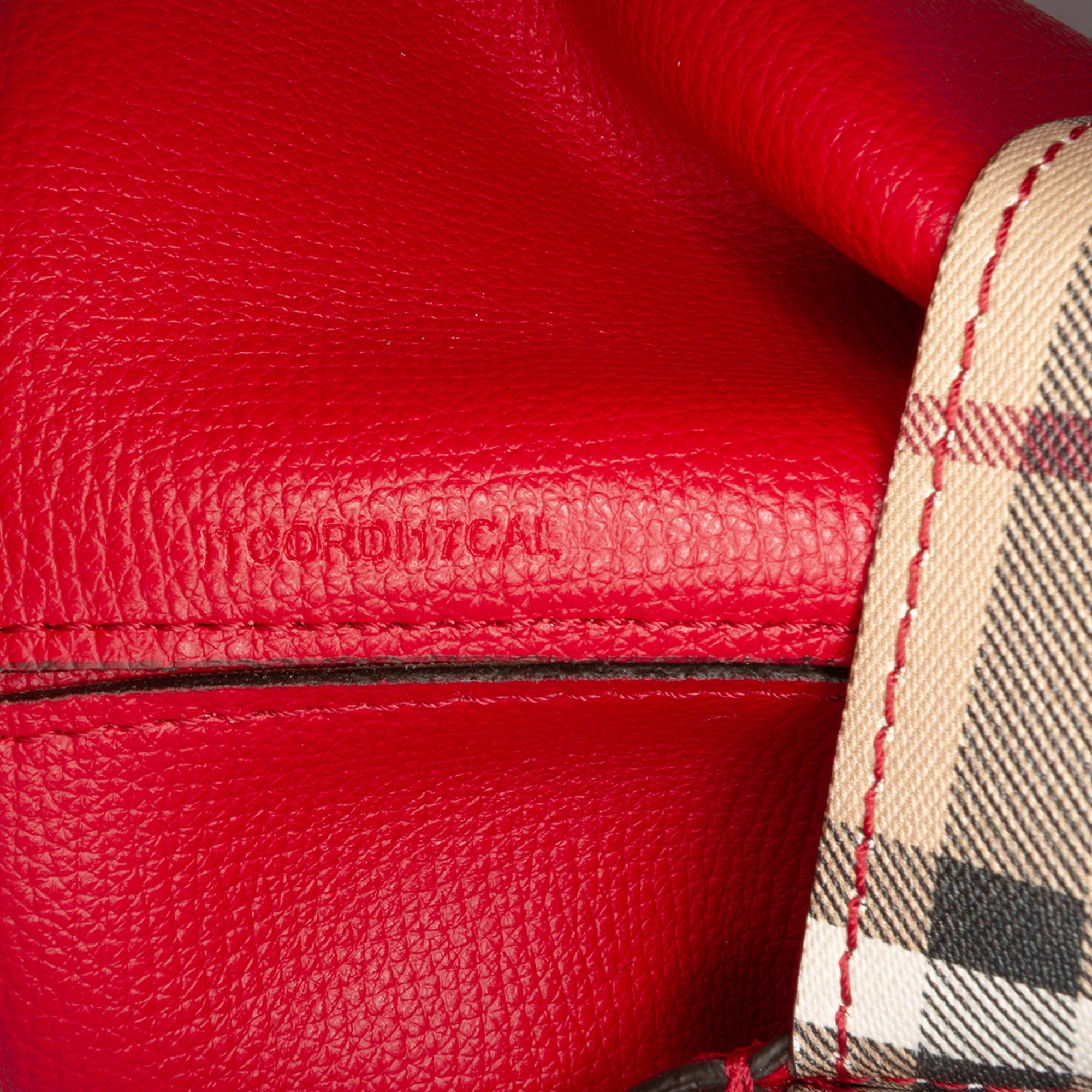 Haymarket Check Coated Canvas Lorne Bucket Bag