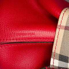 Haymarket Check Coated Canvas Lorne Bucket Bag
