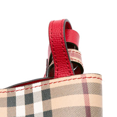 Haymarket Check Coated Canvas Lorne Bucket Bag
