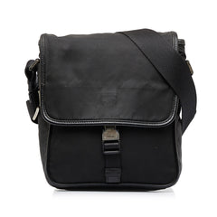 Tessuto Buckle Messenger Bag