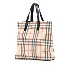 House Check Coated Canvas Tote