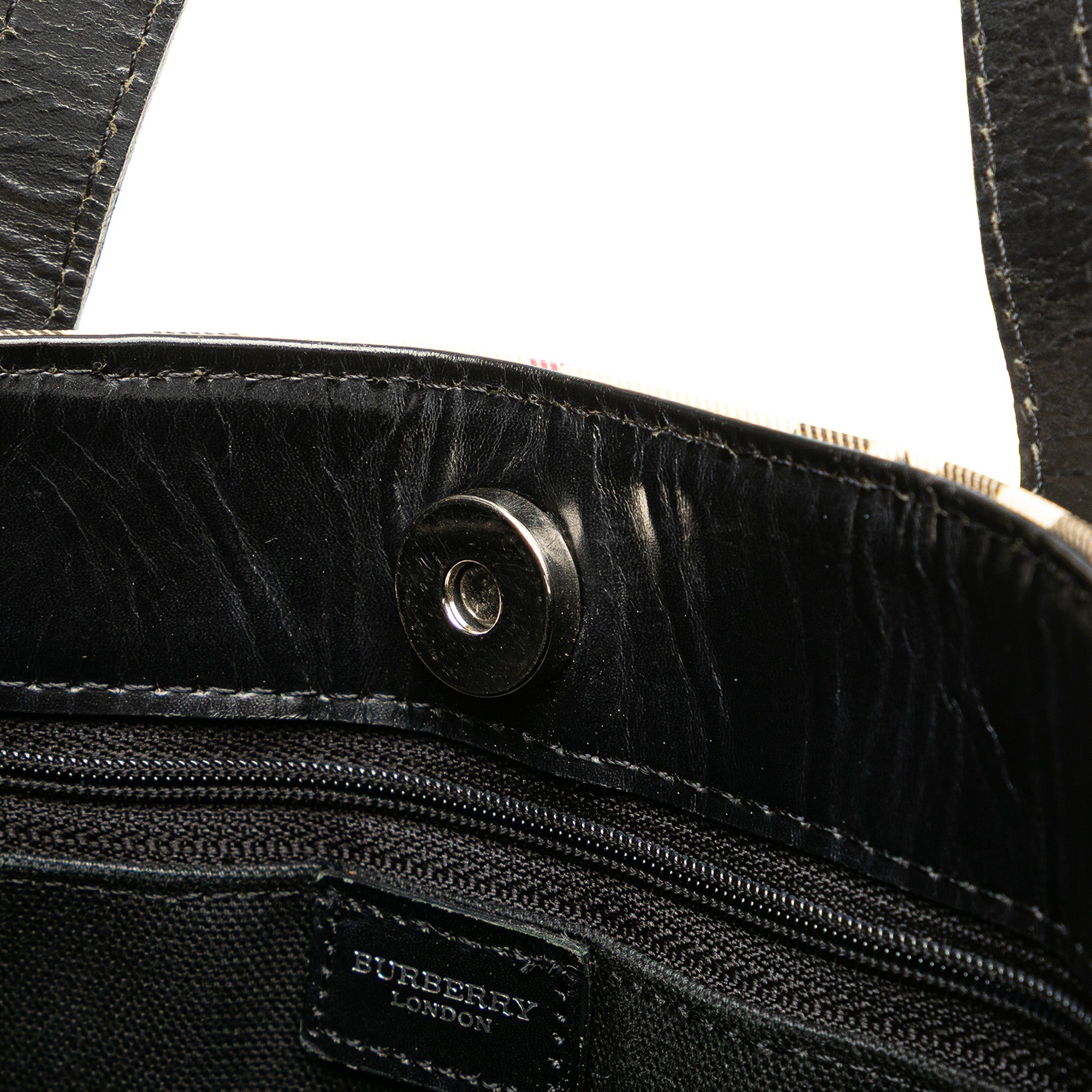 House Check Coated Canvas Tote