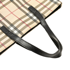 House Check Coated Canvas Tote
