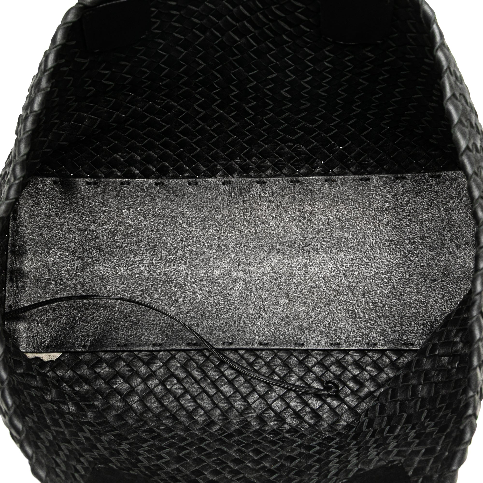 Medium Lambskin Intreccio Cabat Tote