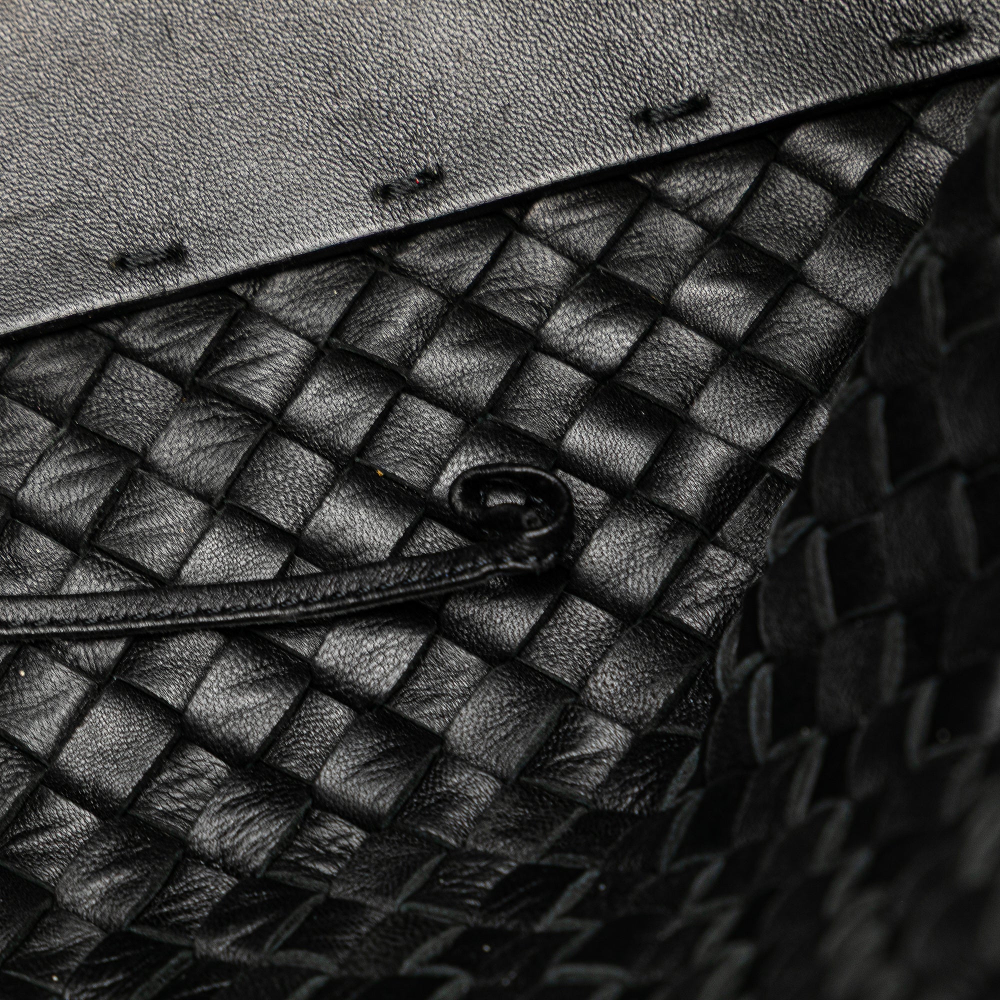 Medium Lambskin Intreccio Cabat Tote